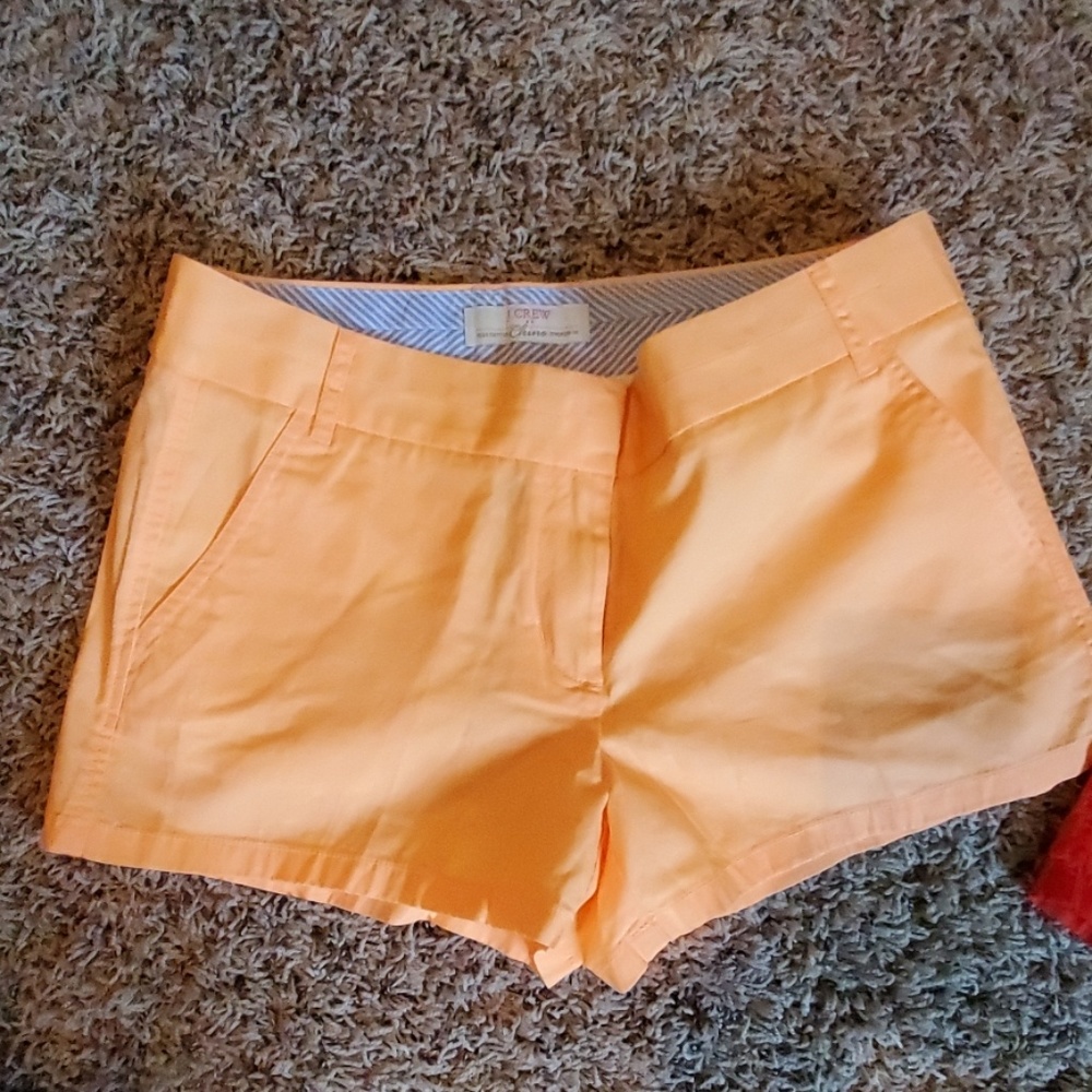 2 pair J. Crew Chino Shorts Size 6